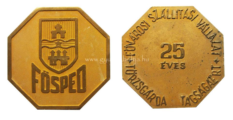 Fsped Fvrosi Szlltsi Vllalat 25 ves Trzsgrda